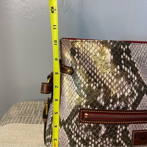 DOONEY & BOURKE / Python Reptile Metallic Hobo Shoulder Bag - Picture 13 of 16